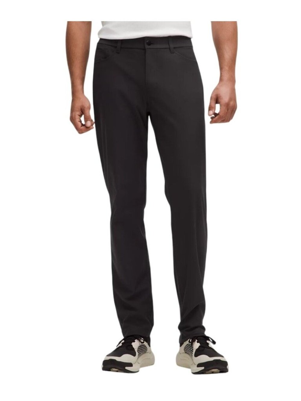 Lululemon ABC Classic Fit 5 Pants Mens Size 36x31 Pocket Warpstreme Black